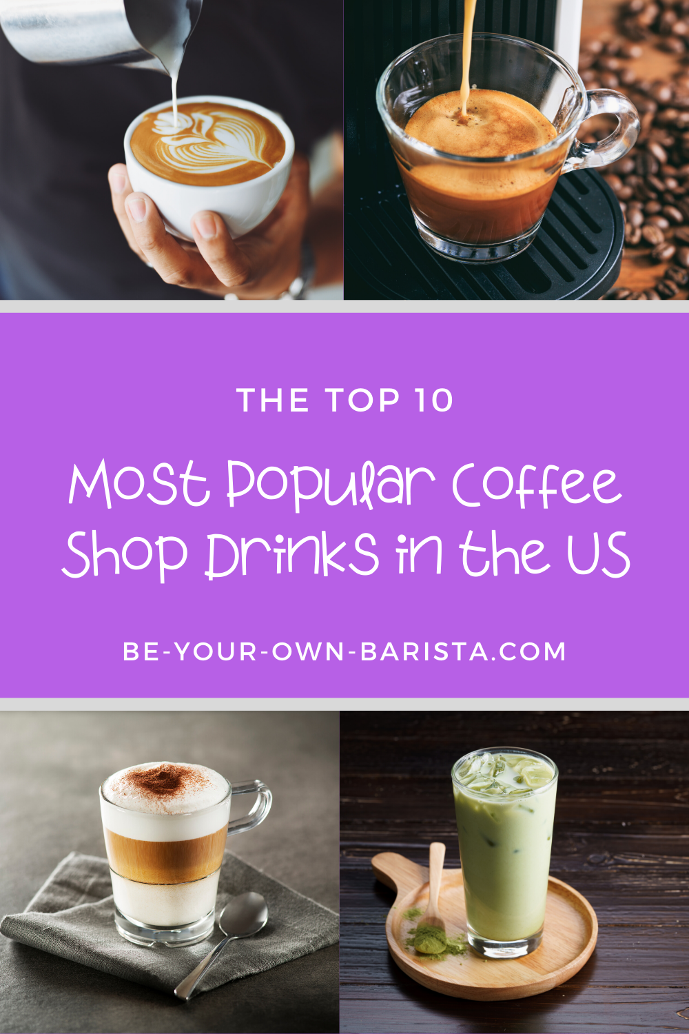 Whether you order them at home or pick them up at your favorite coffee shop, our list of the most popular coffee drinks in the US is sure to inspire any coffee lover!