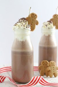 Frozen Gingerbread Hot Chocolate