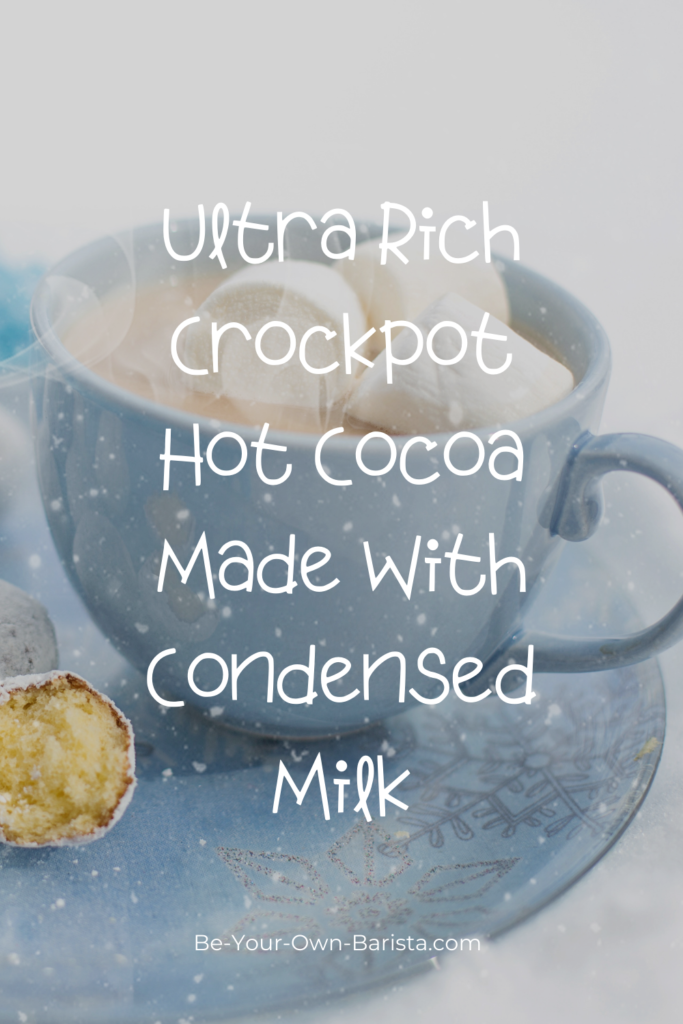 Ultra Rich Crockpot Hot Cocoa Made With Condensed Milk