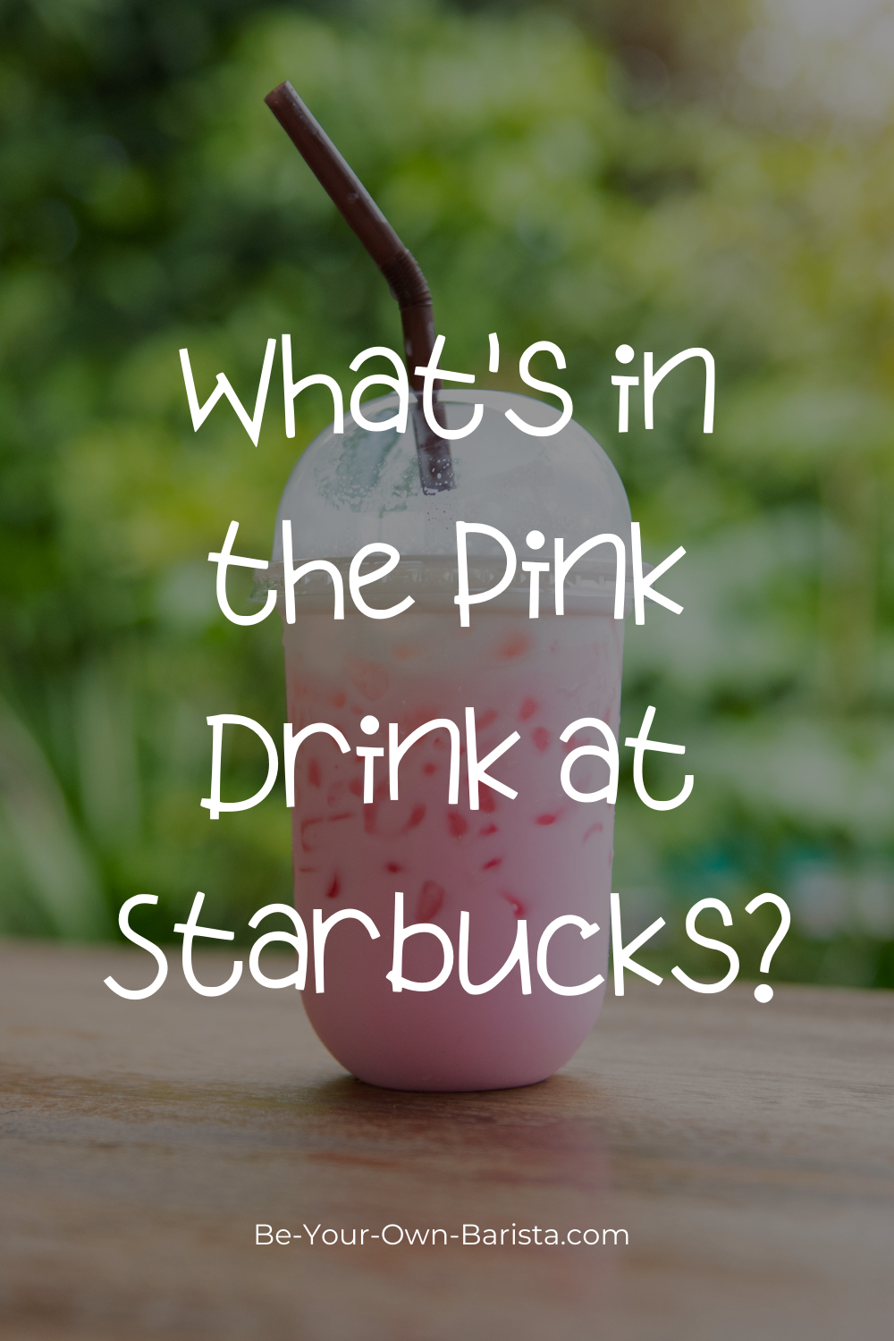 What's in the Pink Drink at Starbucks? What does it taste like? We'll tell you all that and more, including how to make your own Pink Drink at home!