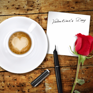 Valentine's Day Latte Art with Coffee Stencils